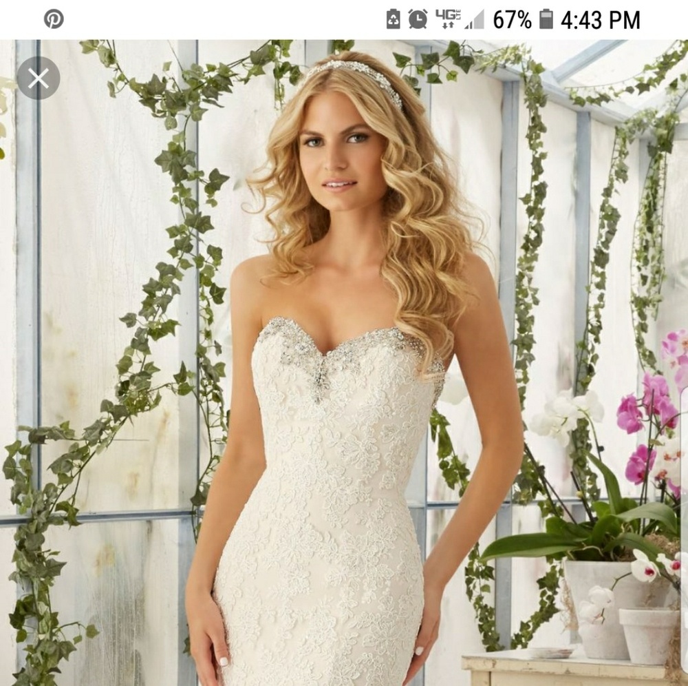Mori Lee 2804 Lace Mermaid Wedding Dress